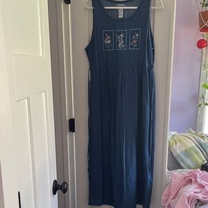 Cottage core Denim Dress and top